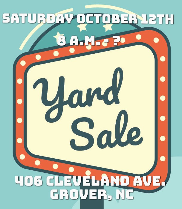 Yard Sale Lots of Variety in Grover, NC